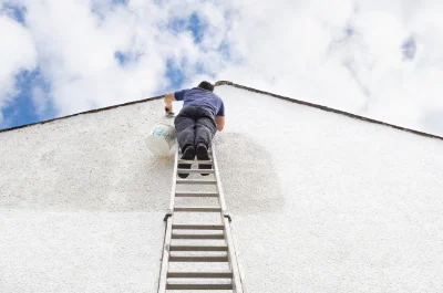 Peinture extérieure à la Flèche — façades et ravalement